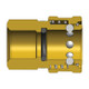 Dixon E-Series Hydraulic Brass Straight Through Interchange Female Coupler - 1 in.