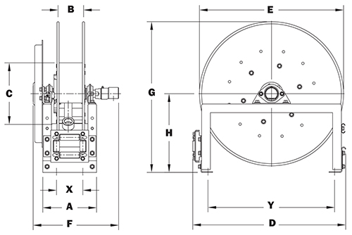 V-800 Dimensions