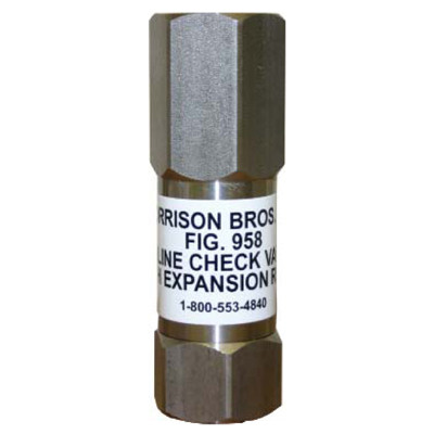 Morrison Bros. Fig. 958 1/2 in. NPT In-Line Check Valve - John M
