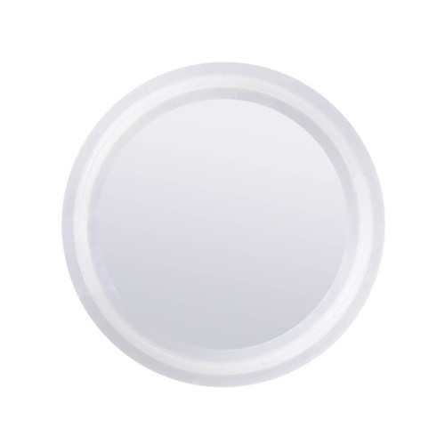 Rubber Fab 2 in. Platinum Silicone Clear Gauge Guards John M