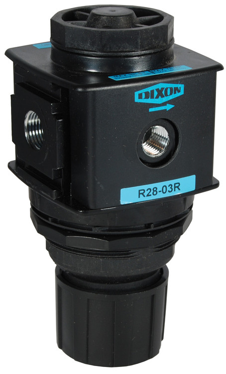 Dixon 1/2" Std High Pressure Regulator With Gauge, 185 SCFM (R26