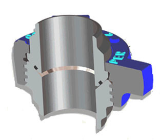 permanent union シェル Kemper Figure 206 Butt-Weld Hammer Unions - Schedule 40 - 4