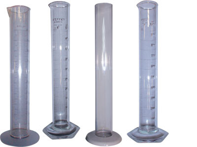 W.L. Walker Glass Cylinder - Graduated, 20 ml divisions - 1000 - 2