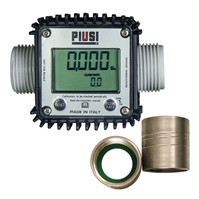 Piusi K24 1 in. BSP DEF Meter w/ NPT Adapter - John M. Ellsworth Co. Inc.