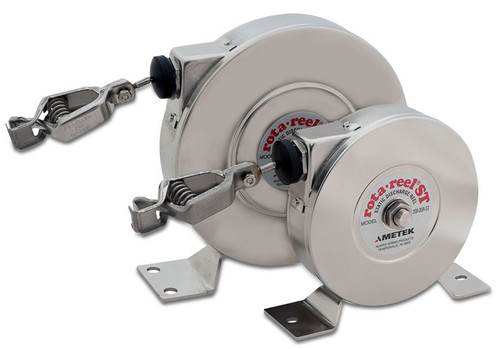 AMETEK Hunter Spring Products Stainless Steel Rota-Reel Static  Grounding/Bonding Reels w/ Stainless Steel Cable - John M. Ellsworth Co.  Inc.