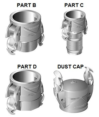 きゃんべるです。 Campbell Fittings 2 in. Aluminum Insta-Lock Cam & Groove Fittings