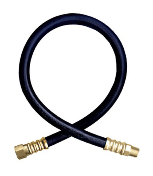 Gas-Flo Type 1 Propane Hose Assemblies w/ 3/8 in. 45° S.A.E. Female Flare x  3/8 in. Male Pipe Thread Fittings - John M. Ellsworth Co. Inc.