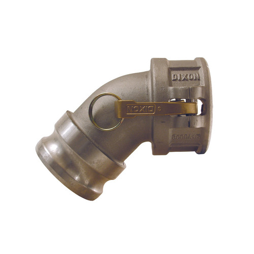 Dixon Aluminum Male Adaptor x Female Coupler 45° Elbows John M