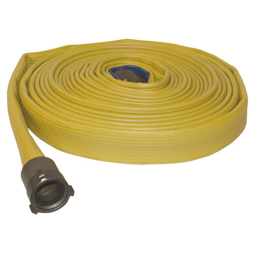 Nitrile Covered Fire Hose Heavy Duty Yellow Coupled