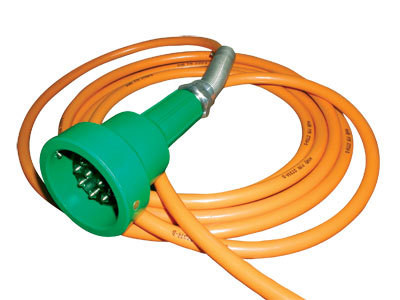 Scully 20830 Green Thermistor Plug & Straight Cord w/ 2 J-Slot