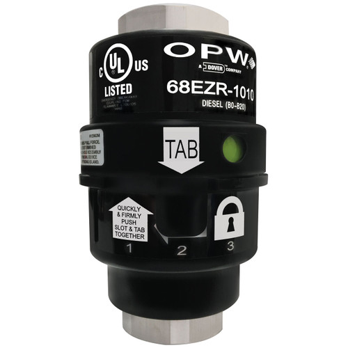 OPW 68EZR 1 in. Dry Reconnectable Breakaway - Gasoline up to E25