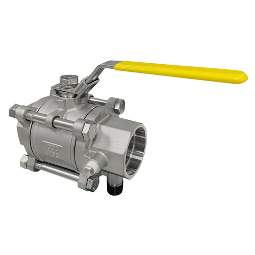 Jomar Valve T-SS-1000N-4B Propane Truck 2 in. NPT 3-Piece 4 Bolt