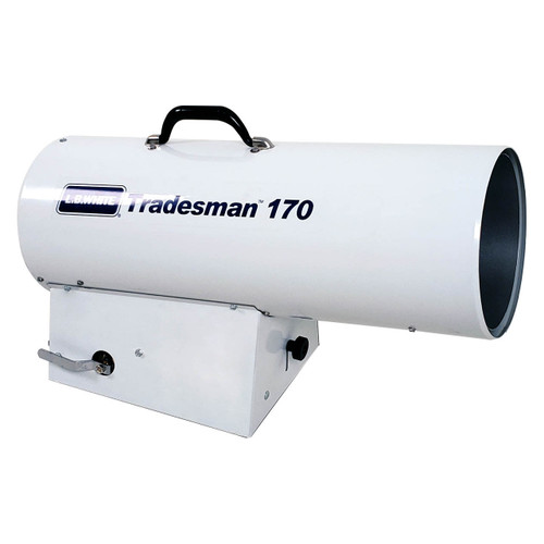 L.B. White Tradesman® 170 Forced Air 170,000 BTU Direct Fired LP Open Flame  Heater - John M. Ellsworth Co. Inc.