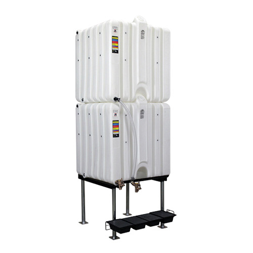 Rhino Tuff Tanks 180/180 Gal. Gravity Feed Poly. Tank Package