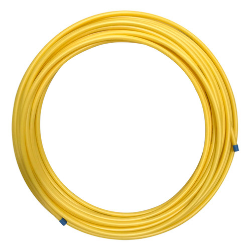 Oil Creek Plastics PE-2708 2" x 100' Medium Density Yellow Gas Pipe, 11 SDR