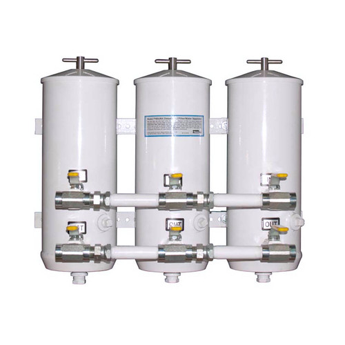 水槽 pirar Parker Racor Marine 804A Series Triplex Fuel Filter Water