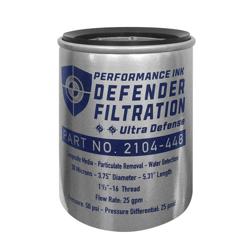 Performance Ink PI-2104-448 30 Micron Particulate Spin-On Fuel