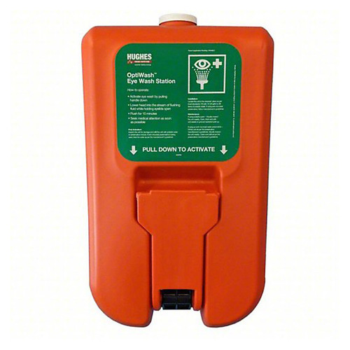 Hughes Safety 10GFEW OPTIWASH® Gravity Fed Eyewash, Wall Mounted 10 ...