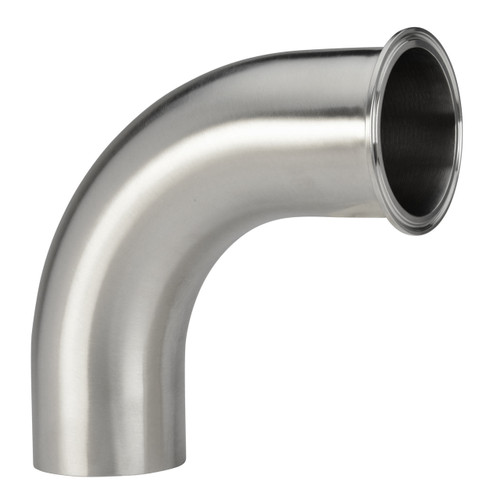 Wayland Ind. W4L2CM Clamp x Butt Weld 90° Elbow 304 Stainless Steel