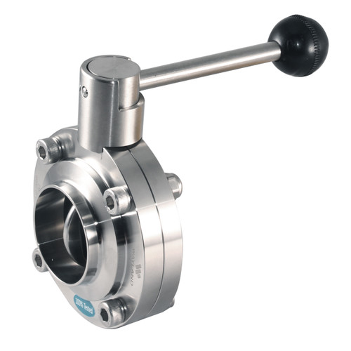 Wayland Ind. W6BFVBW Butt Weld Butterfly Valve Silicone 316L Stainless
