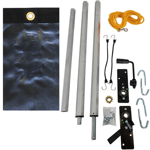 Buyers Products DTR Aluminum Tarp System W/ Solid Tarp - John M ...