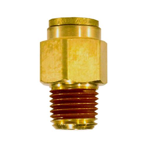 Midland Industries 680602 Brass D.O.T. Push-to-Connect Male Connector ...