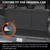 powoq Cargo Mat Compatible w/ 2022 2023 Chevy Tahoe/GMC Yukon Backrest