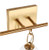 Vanity 2 Light with Clear Seeded Glass in Olde Bronze 14.75"