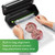 FoodSaver Space Saving Food Vacuum Sealer, Black