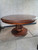 High-Gloss Resin Table Top - Mahogany - 54" Round