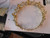 Gold Crown with Swarowski Stones in Pear Shape