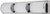 allen + roth Kinsley 3-Light Chrome Modern/Contemporary Vanity Light