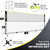 Portable Pickleball Badminton Net Set, 17FT All-in-One Net w/4 Pickleball