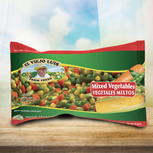 Mixed Vegetables Frozen 32 oz El Viejo Luis