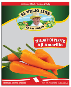 Peruvian Aji Amarillo - Yellow Hot Pepper 16 oz Peruvian Aji Amarillo - Yellow Hot Pepper 16 oz