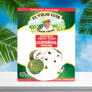 Soursop Fruit Pulp - Guanabana 14 oz. El Viejo Luis Soursop Fruit Pulp - Guanabana 14 oz. El Viejo Luis
