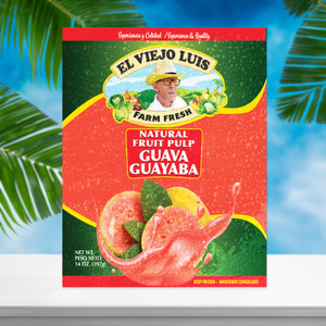 Guava Fruit Pulp 14 oz EL Viejo Luis Guava Fruit Pulp 14 oz EL Viejo Luis