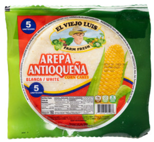 Arepa Antioquena Blanca 12/18.34 oz. El Viejo Luis Arepa Antioquena Blanca 12/18.34 oz. El Viejo Luis