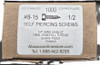 8 x 1/2 Self-Piercing Copper-Plated 410 Stainless Screws  Bulk 1000 CT Box