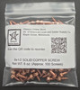 8x1/2 Solid Copper Screw Approx 100