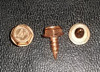 #6-18 3/8" Copper Plated 410 Stainless Steel Screw Self Piercing