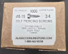 8 x 3/4 Self-Piercing Copper-Plated 410 Stainless Screws  Bulk 500 CT Box