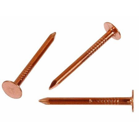 1.5", 1-1/2", Copper, Slating, Nails, Smooth, Shank