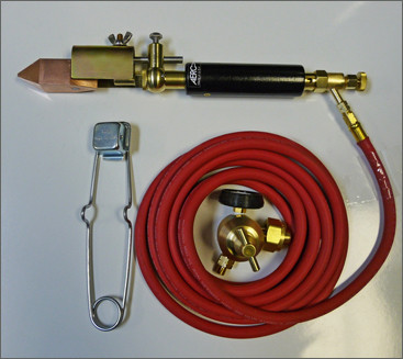 Aero-Acetylene-Duplex-Soldering-Iron-Torch-Kit-#12-.75 lb-Copper-Tip