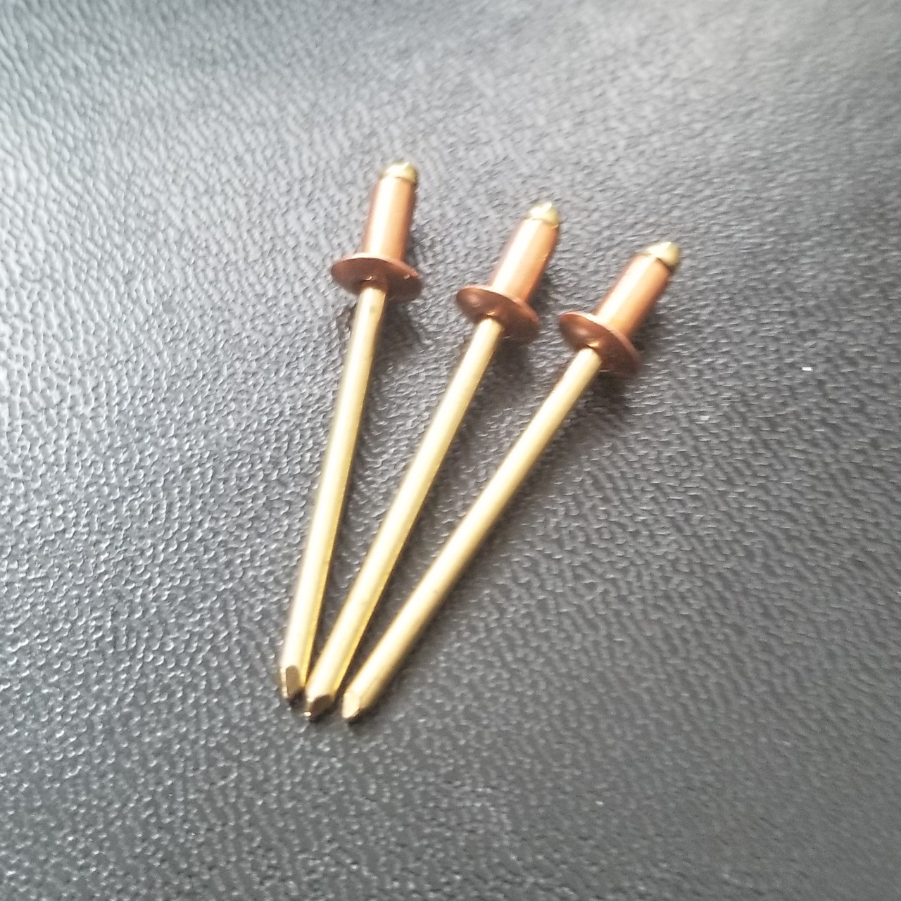 COPPER RIVET-BRASS MANDREL BLIND BUTTON HEAD RIVET #42