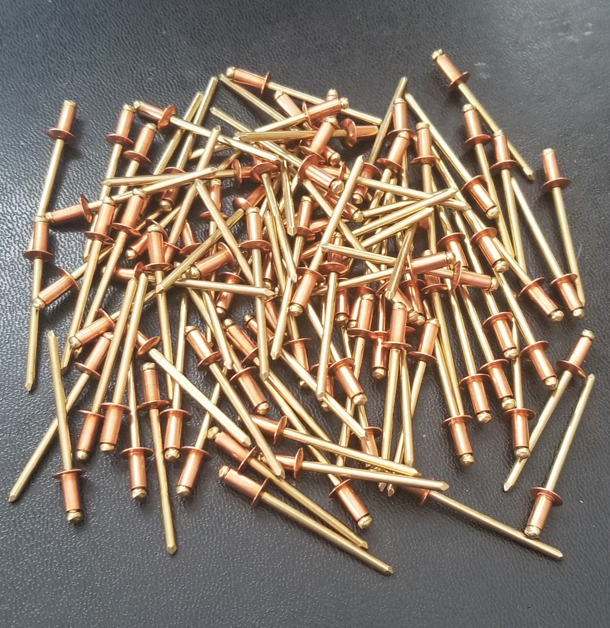 COPPER RIVET-BRASS MANDREL RIVET #42 1/8"