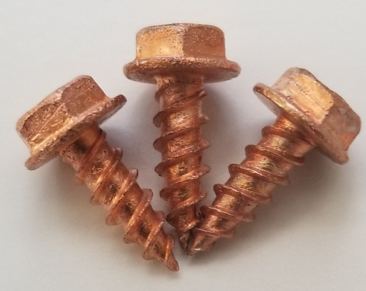 Solid, Copper, Screw, 8x1/2