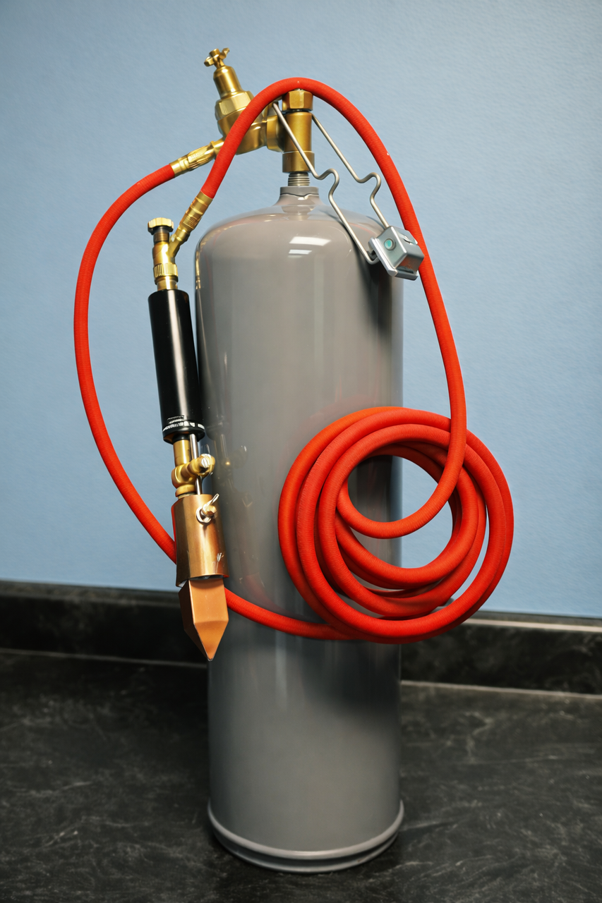 Aero-Acetylene-Duplex-Soldering-Iron-Torch-Kit With Tank