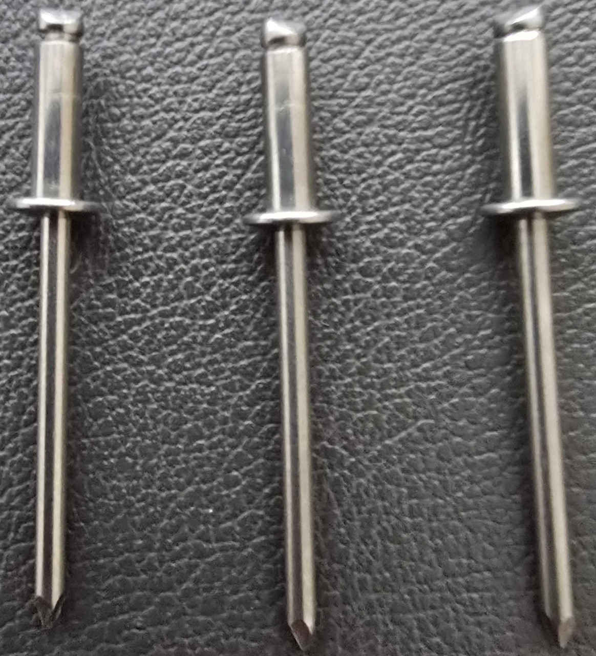 Stainless, Steel, Rivet, Stainless Steel, Mandrel, #44, 1/8", .125, Blind, Open-End, Domed, Button, Head, Pop