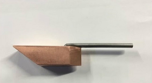 Aero Acetylene Duplex Soldering Special Flat Iron .75 3/4 LB. #12 Copper Tip